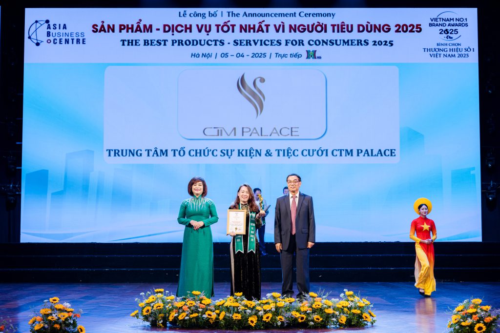 CTM Palace vinh dự nhận giải thưởng “Thương hiệu số 1 Việt Nam năm 2025″