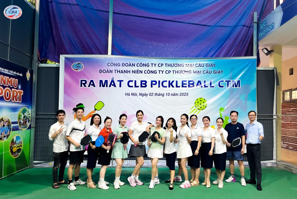 Thông báo: Lễ ra mắt Câu lạc bộ Pickleball CTM