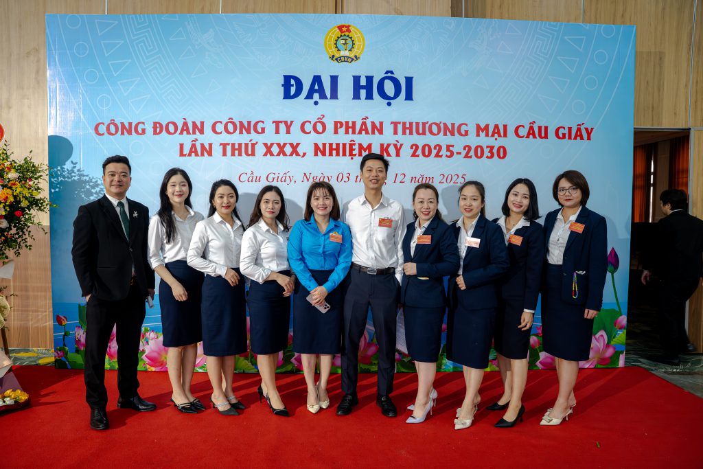 ảnh tập thể tại đại hội công đoàn